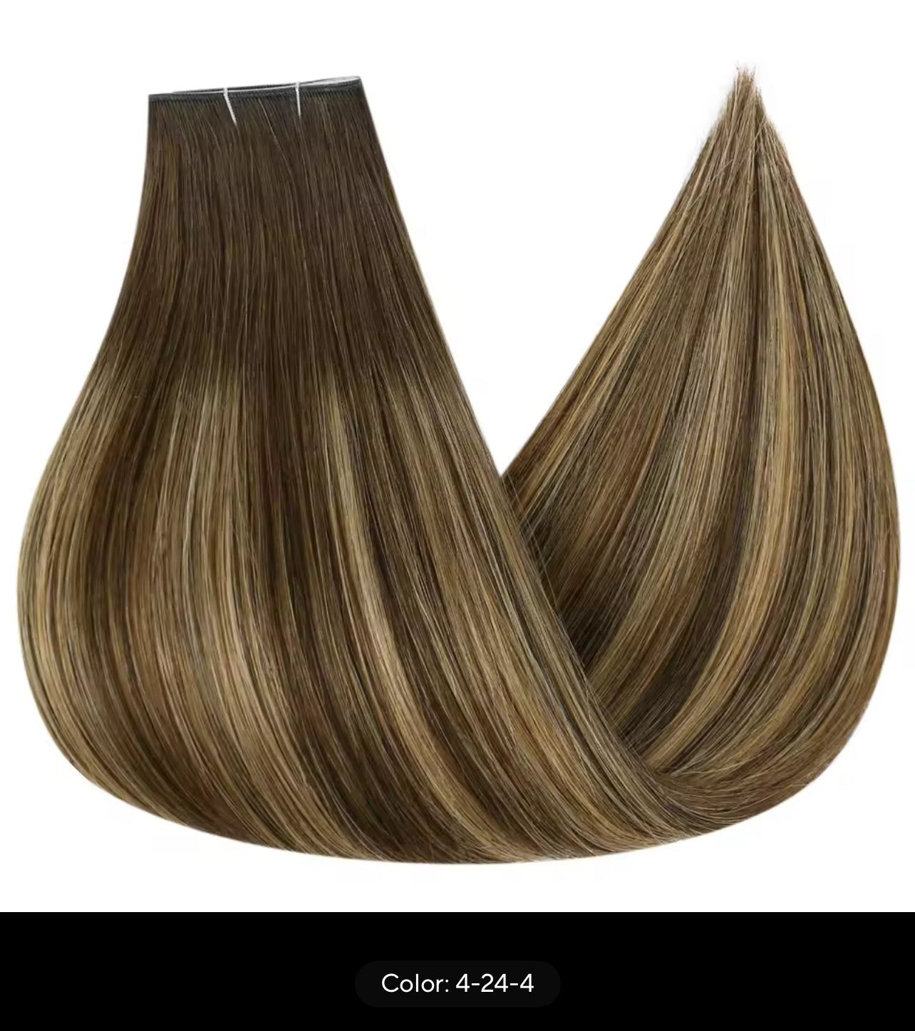 EXTENSION LUXURY Cinta  Adhesiva única 50gr de cabello humano con trama de PU ,larga invisible, cabello natural real, sin costuras ni pegamento Extensions con puntas llenas