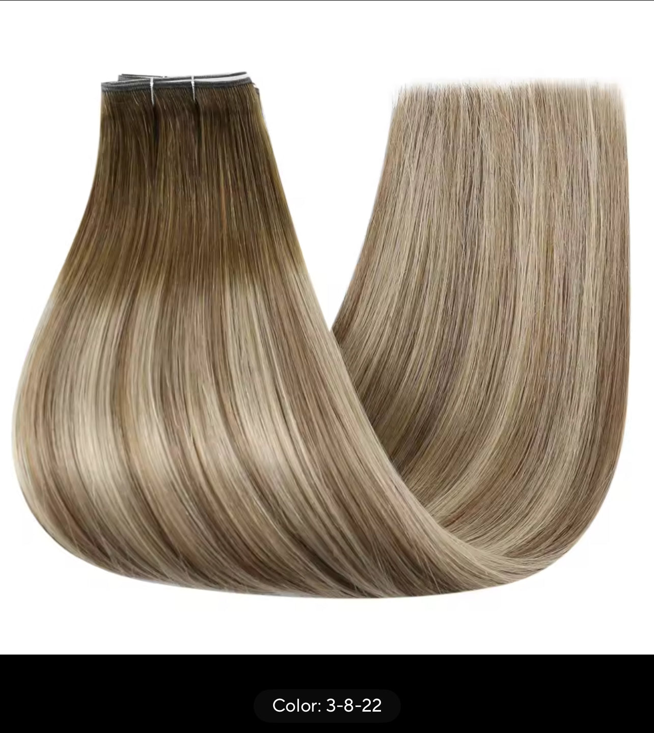 EXTENSION LUXURY Cinta  Adhesiva única 50gr de cabello humano con trama de PU ,larga invisible, cabello natural real, sin costuras ni pegamento Extensions con puntas llenas