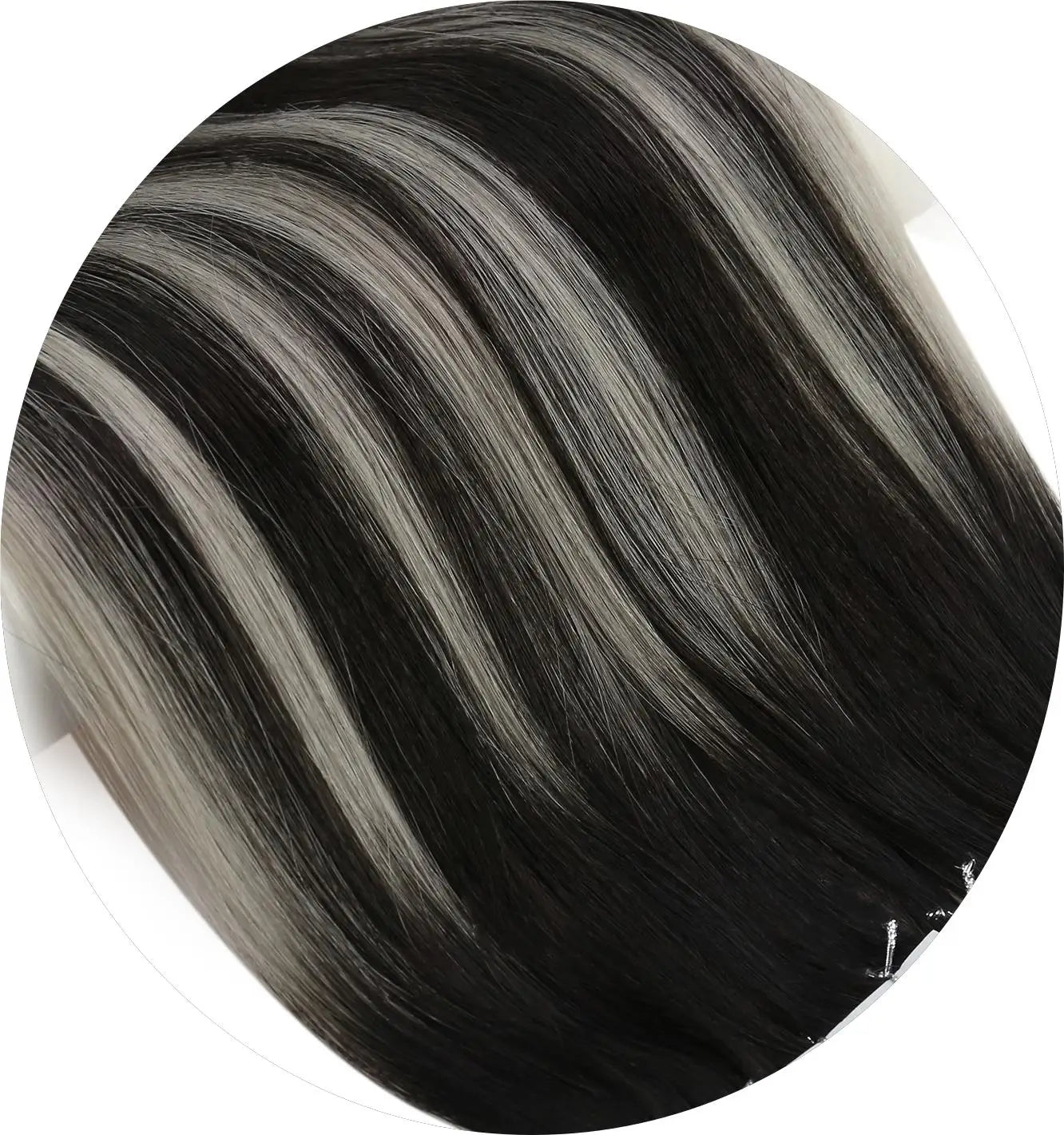 EXTENSION LUXURY CORTINA 50gr 12 Meses Trama de Seda Plana Virgin Human Hair 100% para Coser o con Microrings Hair Extensions