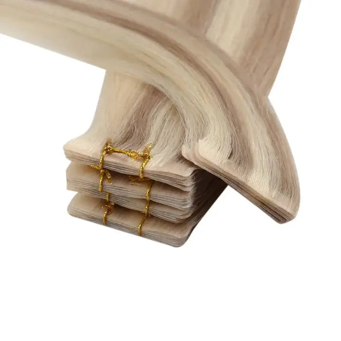 EXTENSION LUXURY TAPE/ADHESIVAS 50gr Virgin Injection Sin Costura Invisible  Hair Extensions Natural Straight