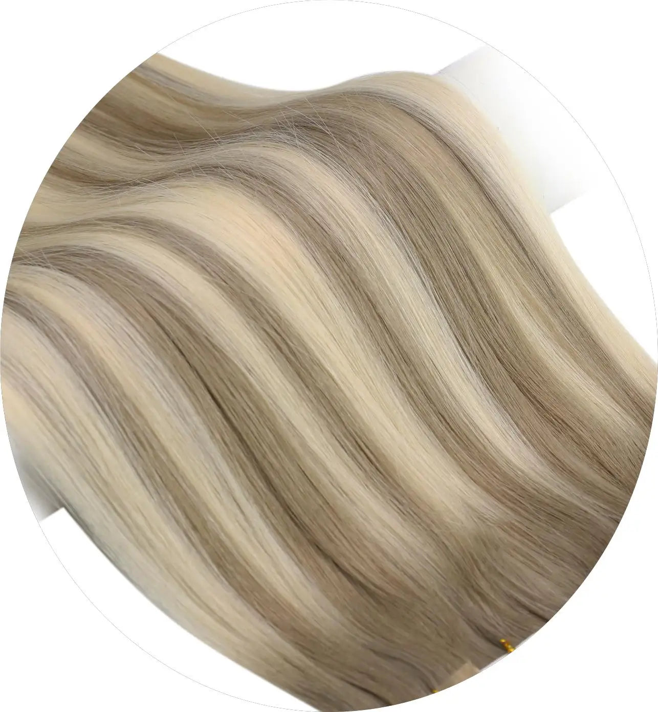 EXTENSION LUXURY CORTINA 50gr 12 Meses Trama de Seda Plana Virgin Human Hair 100% para Coser o con Microrings Hair Extensions