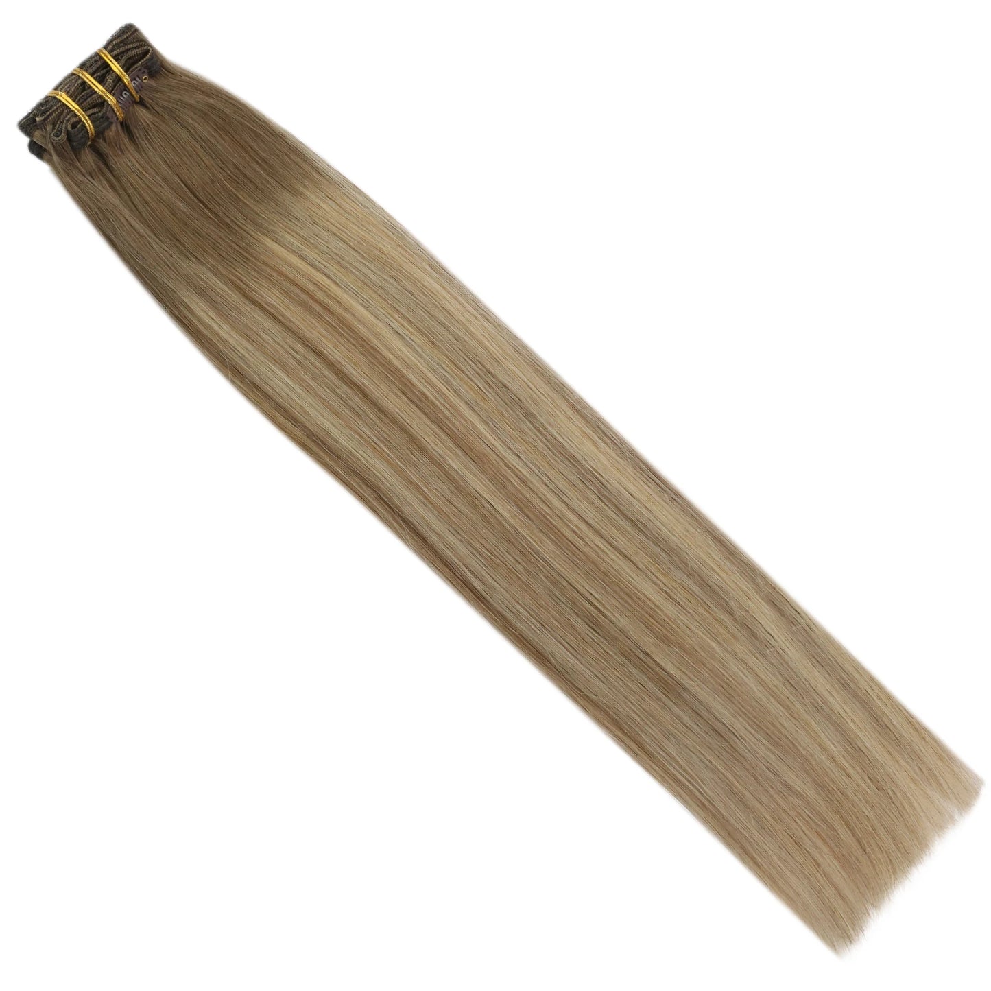 EXTENSION LUXURY Clip Hair Extensions 100% Real Brazilian Hair Natural